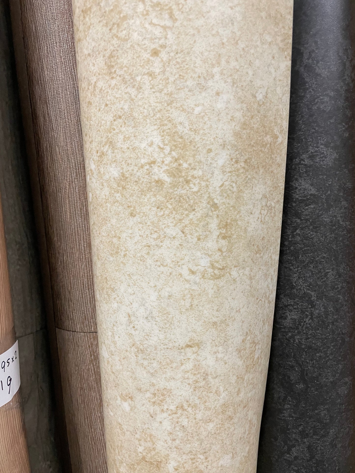 Tavertinlook Vinyl Restpartij | 0,85x2,15mtr