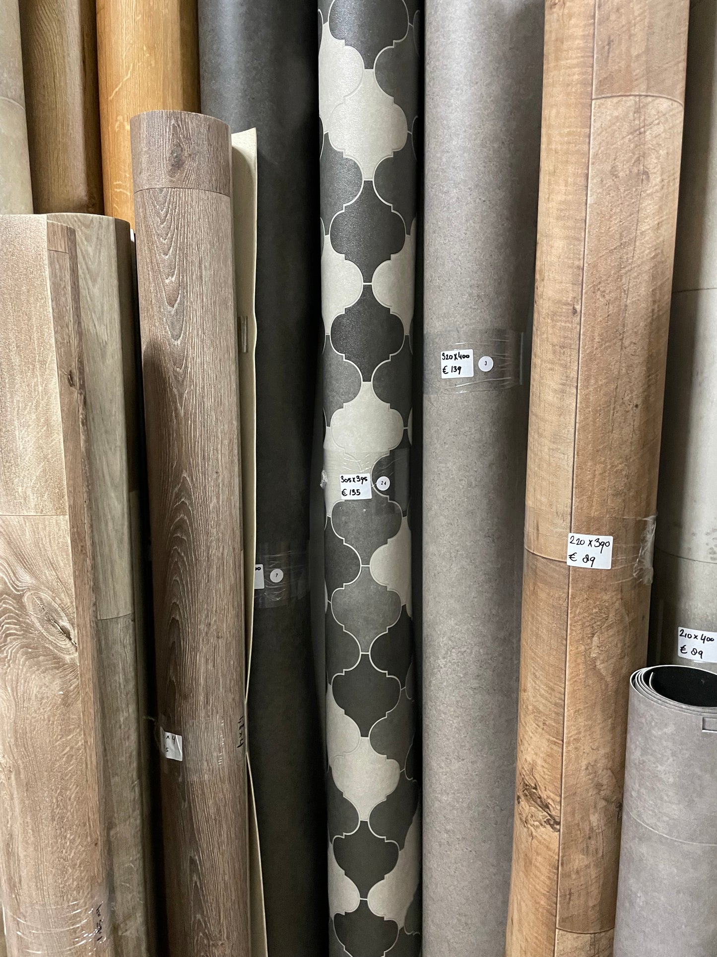 Sierlijk Patroon Vinyl Restpartij |3,05x3,95mtr