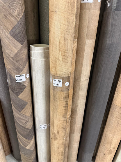 Boeren Eik Vinyl Restpartij | 1,90x3,90mtr (7,4m2)