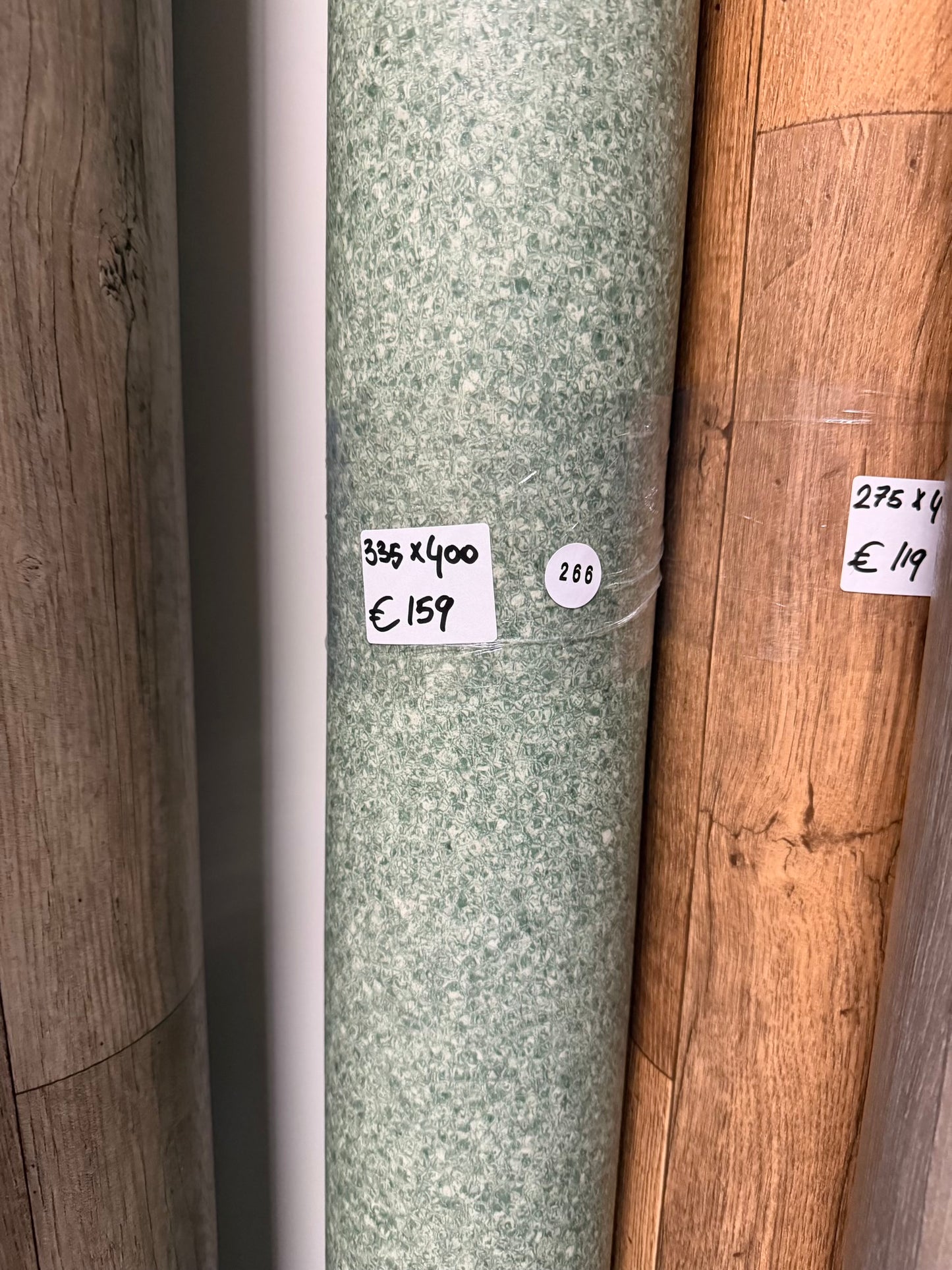 Groen Granito Vinyl Restpartij | 3,35x4,00mtr (13,4m2)