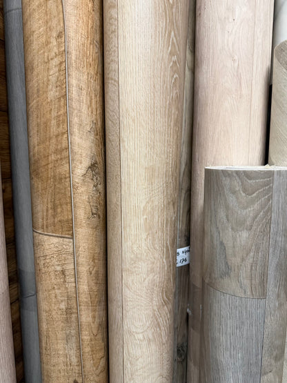 Licht Taupe Eiken Vinyl Restpartij | 2,00x3,95 (7,9m2)