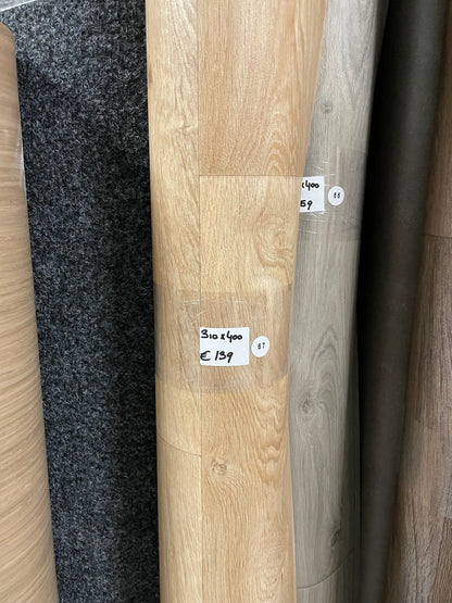 Licht Bruin Eiken Project Vinyl Restpartij | 3,10x4,00mtr