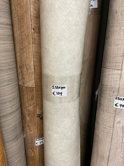 Licht Betonlook Vinyl Restpartij | 2,55x4,00mtr