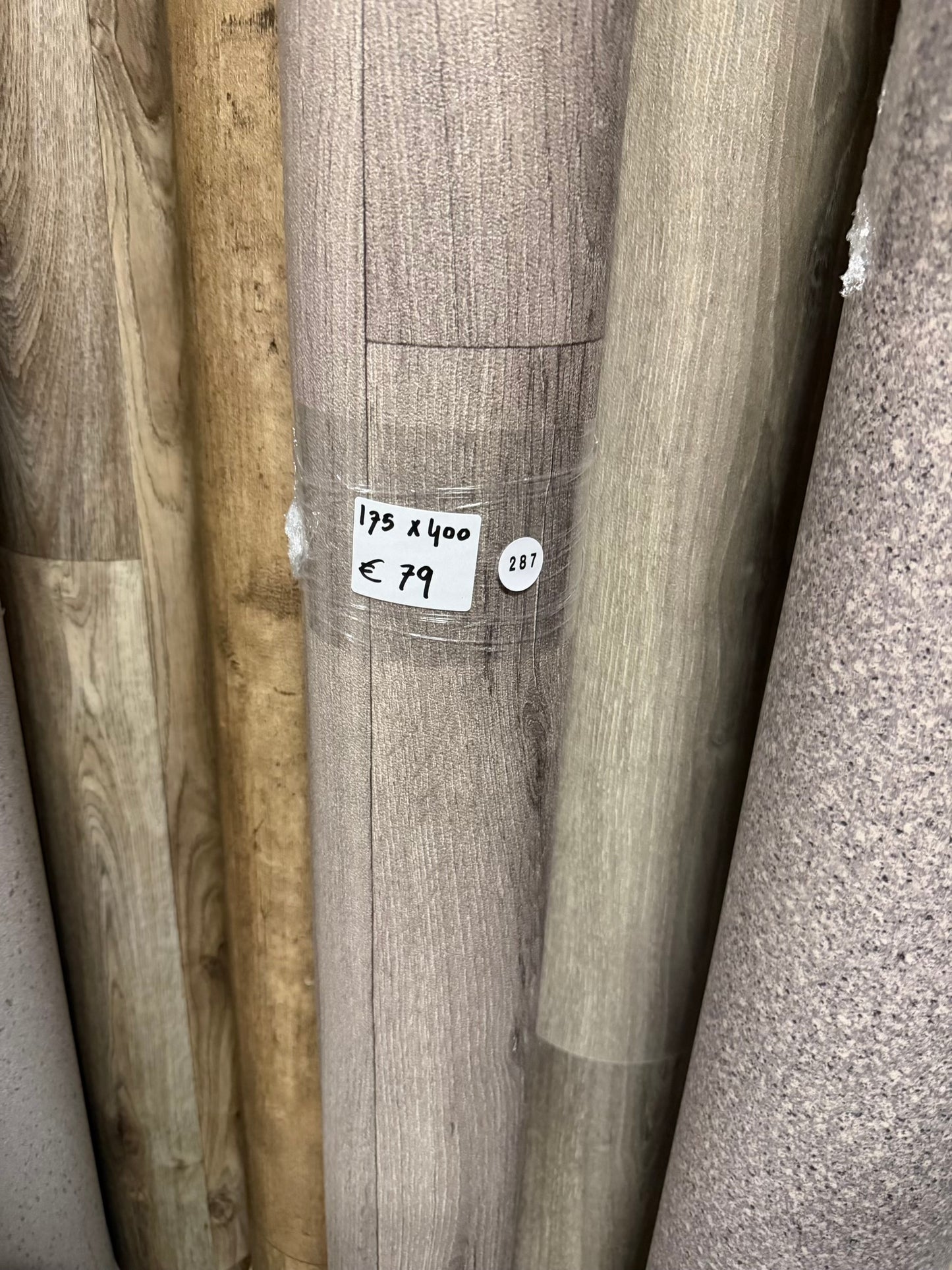 Grijsbruin Vinyl Restpartij | 1,75x4,00mtr (7,0m2)