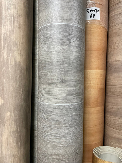 Grijs Verouderd Eiken Vinyl Restpartij | 2,00x2,45mtr