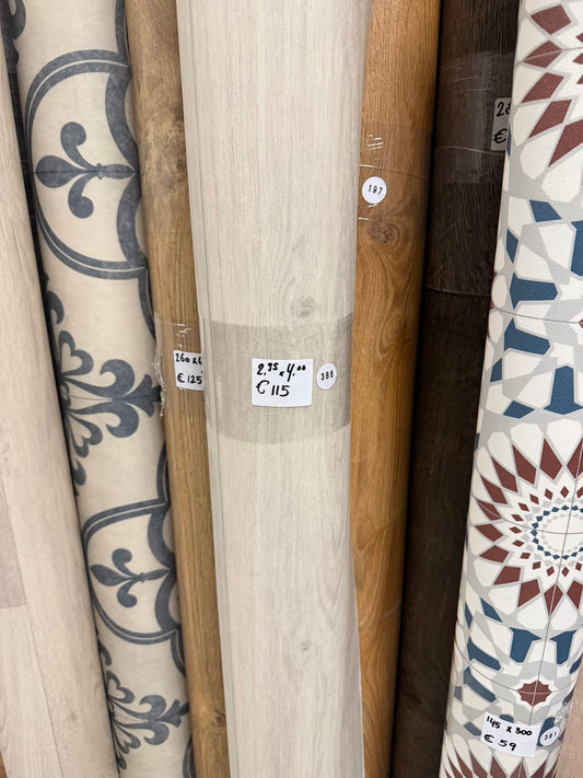 Licht Beige Eiken Vinyl Restpartij | 2,35x4,00 (10,4m2)