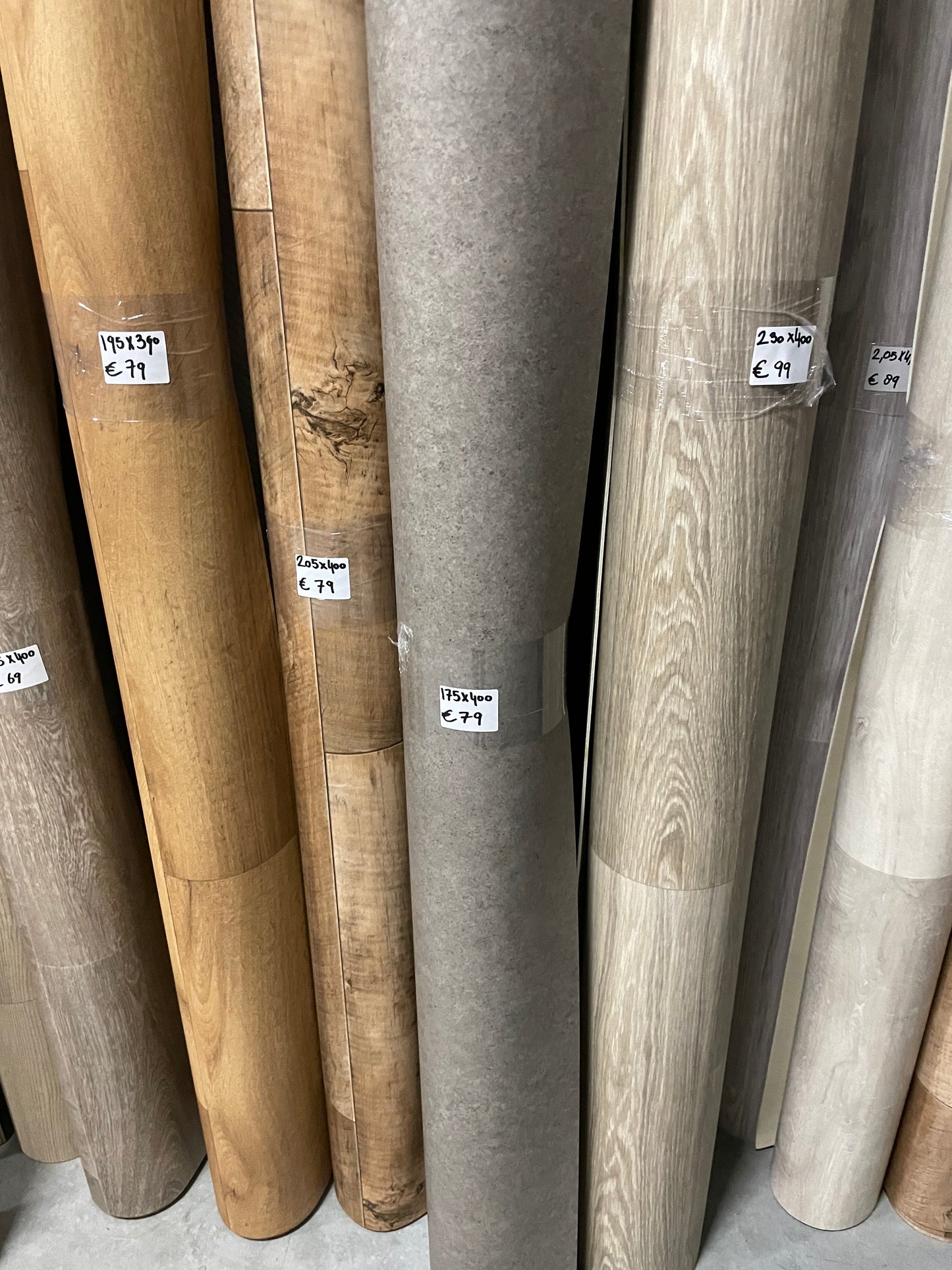 Grijs Betonlook Vinyl Restpartij | 1,75x4,00mtr