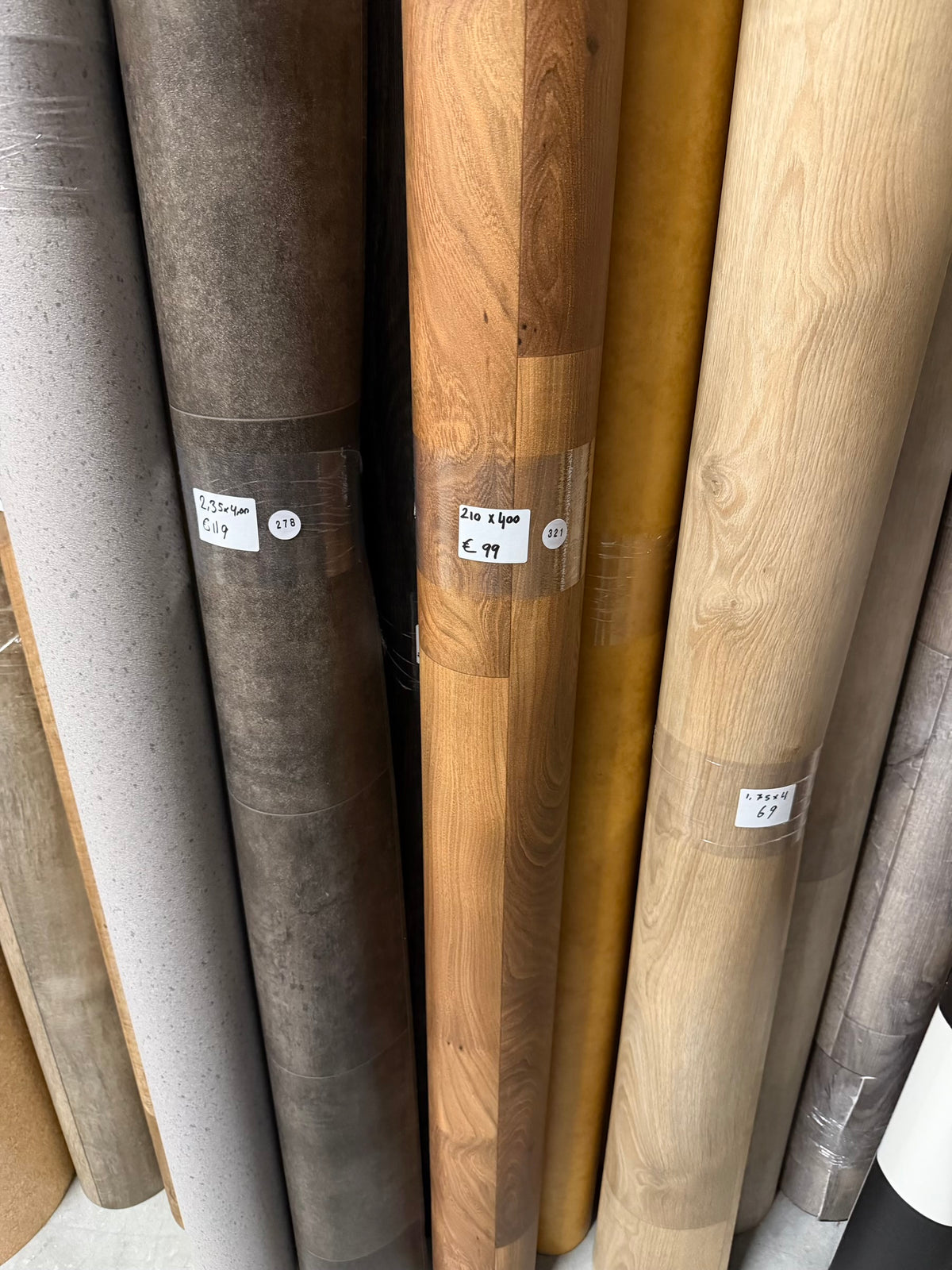 Klassiek Naturel Eiken Vinyl Restpartij | 2,10x4,00mtr (8,4m2)