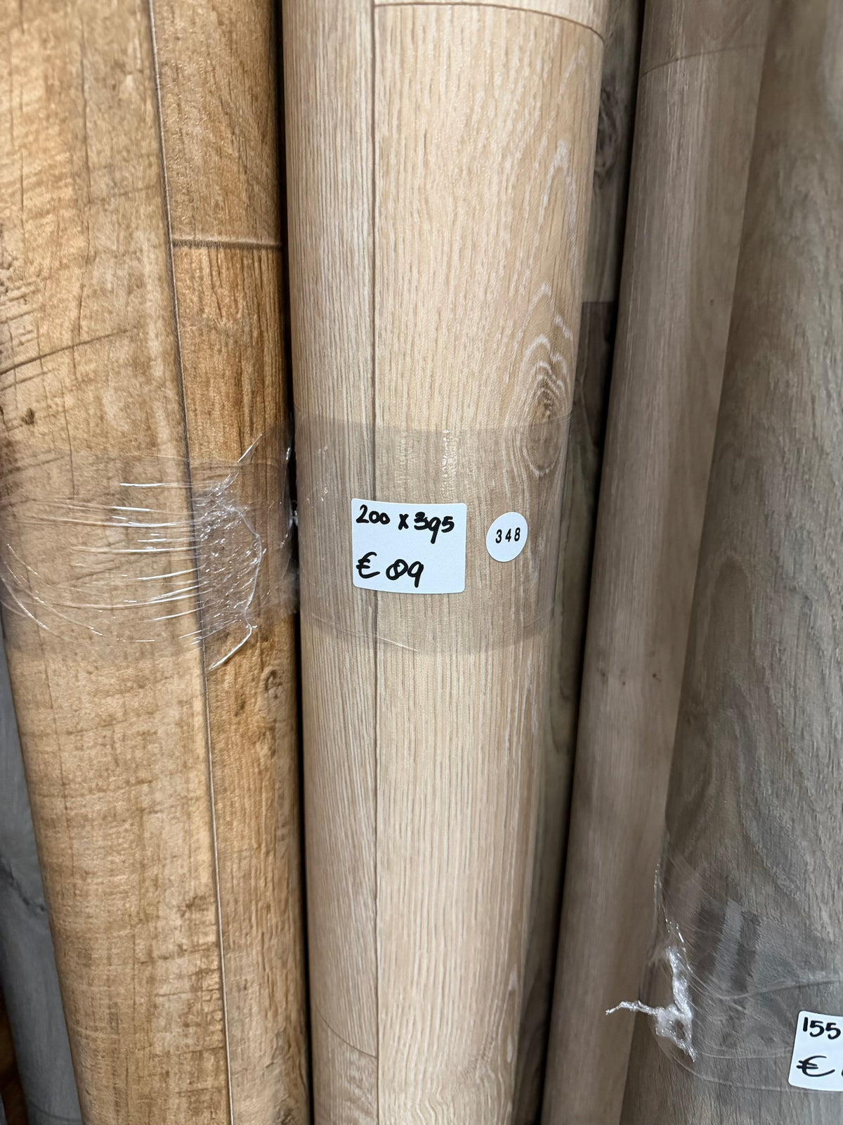 Licht Taupe Eiken Vinyl Restpartij | 2,00x3,95 (7,9m2)