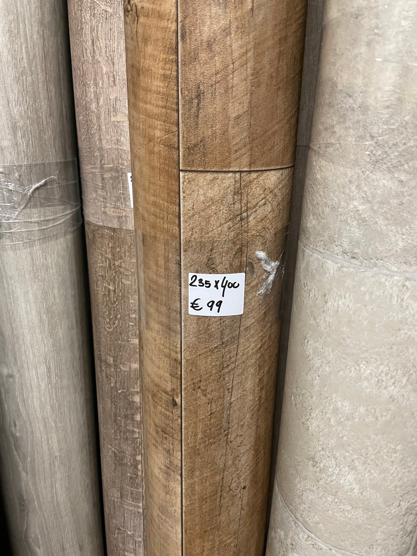 Landelijk Eiken Vinyl Restpartij | 2,35x4,00mtr