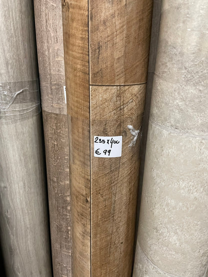 Landelijk Eiken Vinyl Restpartij | 2,35x4,00mtr