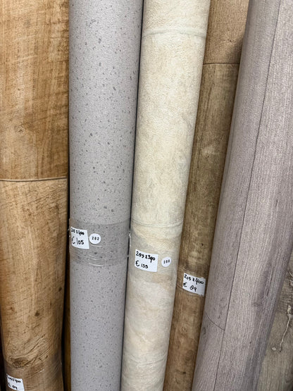 Beige Tegellook Vinyl Restpartij | 2,85x3,90mtr (11,1m2)