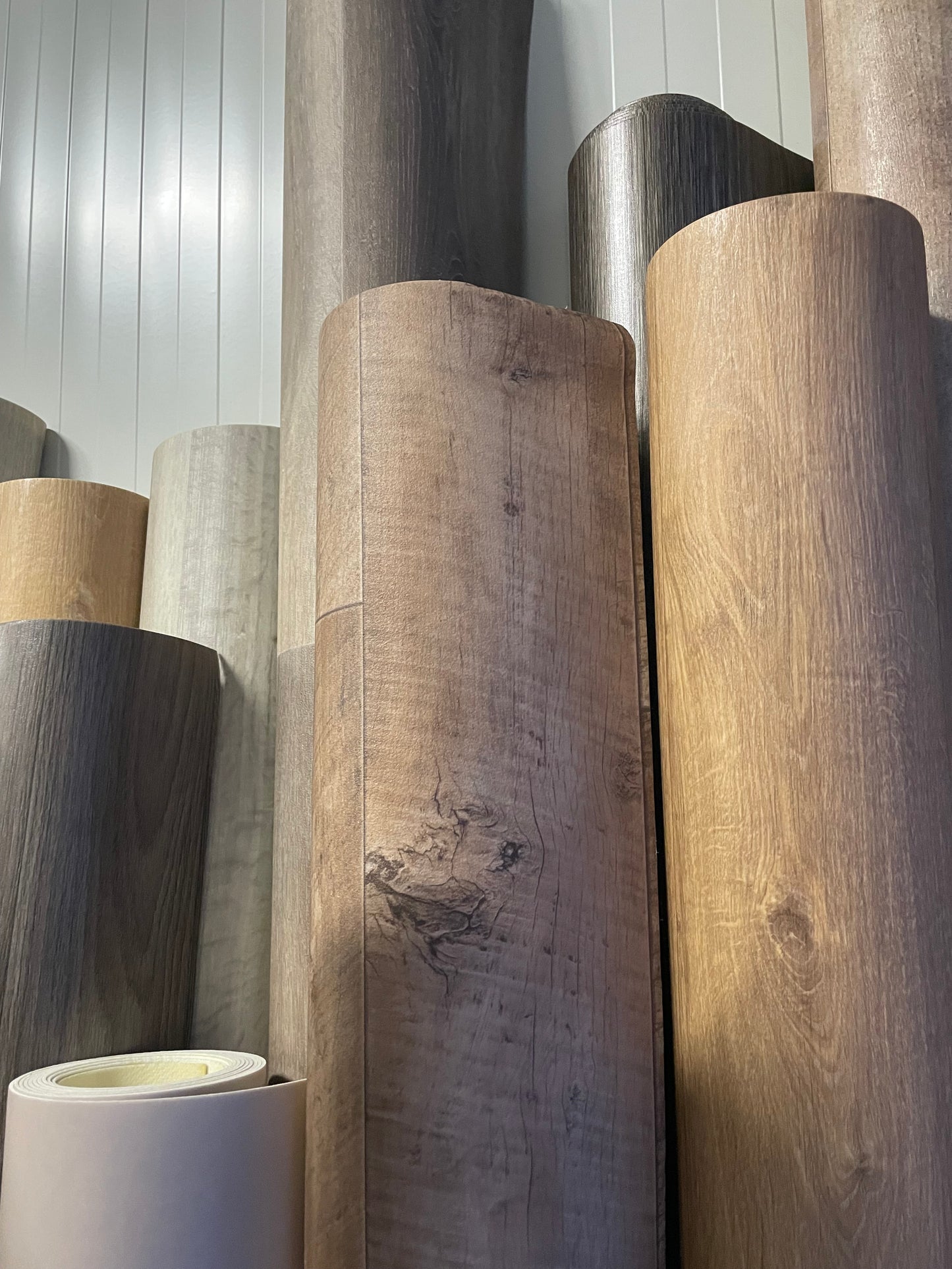 Landelijk Donkerbruin Eiken Vinyl Restpartij | 2,40x4,00mtr