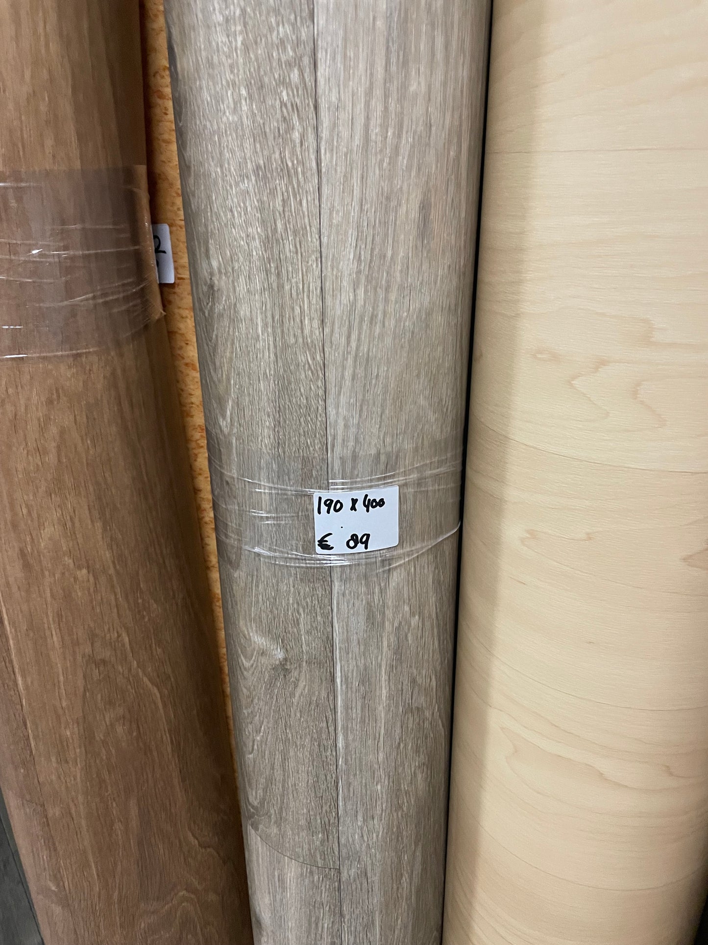 Greige Eiken Vinyl Restpartij | 1,90x4,00mtr