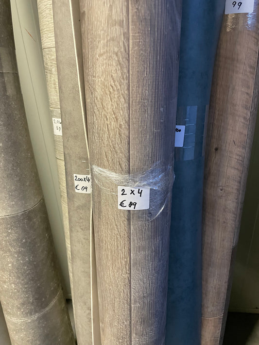 Grijs Eiken Vinyl Restpartij | 2,00x4,00mtr