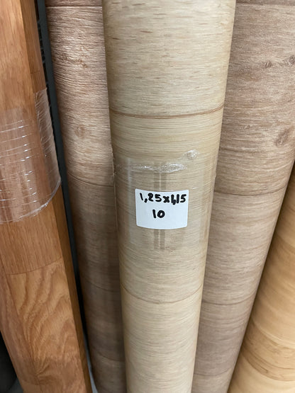 Licht Bruin Eiken Brede Planken Vinyl Restpartij | 1,15x1,25mtr