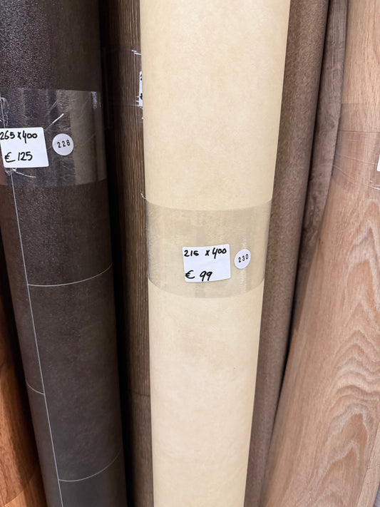 Licht Betonlook Vinyl Restpartij |
2,15x4,00mtr