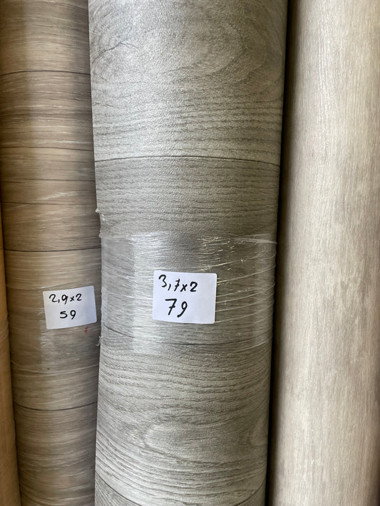 Grijsbruin Eiken Vinyl Restpartij | 2,00x3,10mtr