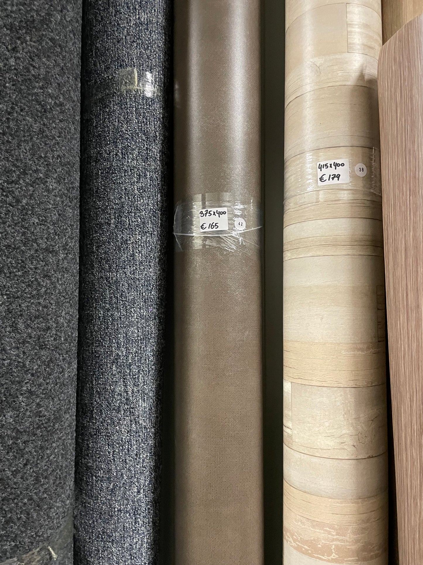 Taupe Betonlook Vinyl Restpartij | 3,75x4,00mtr