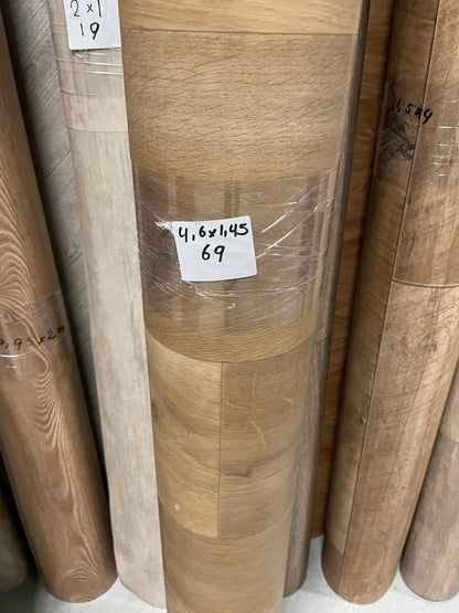 Naturel Eiken Project Vinyl Restpartij | 1,45x4,60mtr