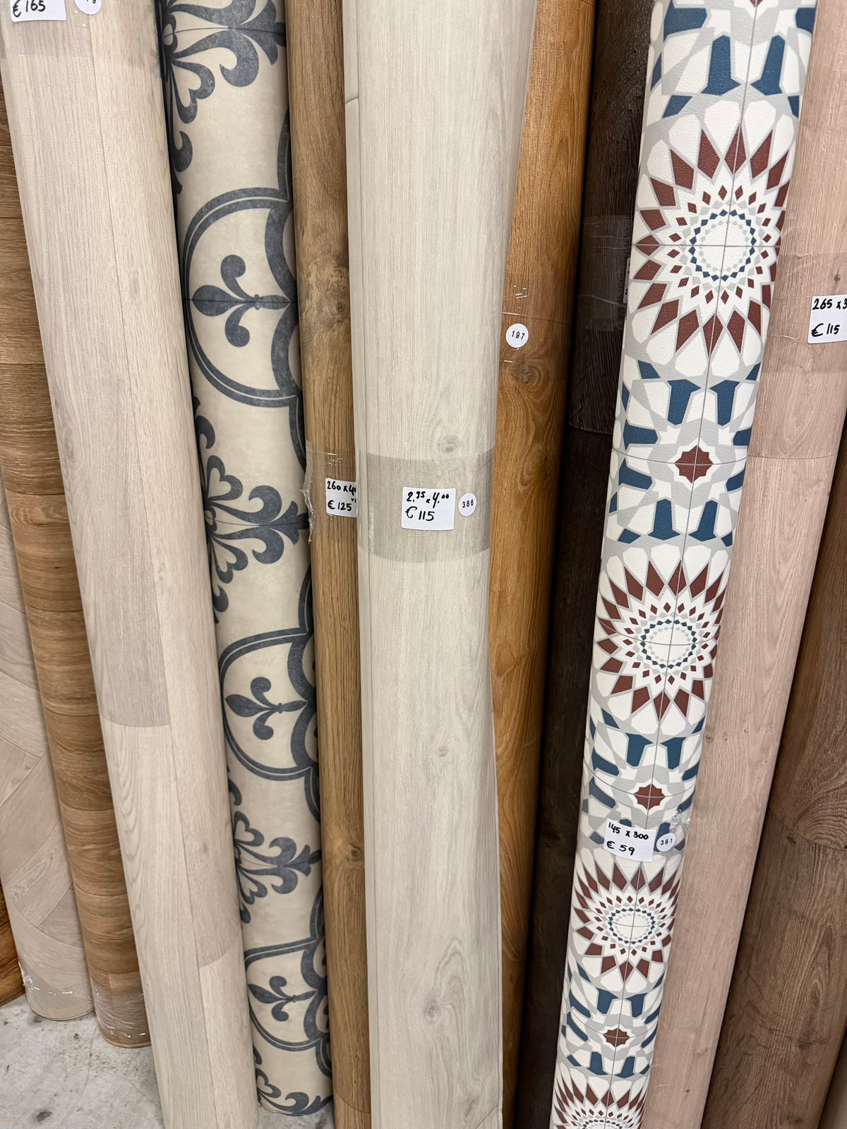 Licht Beige Eiken Vinyl Restpartij | 2,35x4,00 (10,4m2)