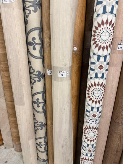 Licht Beige Eiken Vinyl Restpartij | 2,35x4,00 (10,4m2)