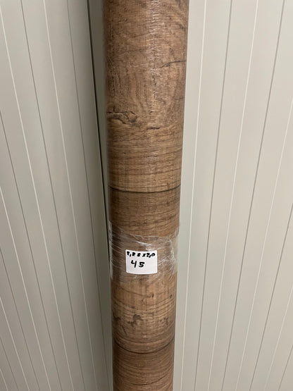 Donker Bruin Verouderd Eiken Vinyl Restpartij | 2,00x2,25mtr