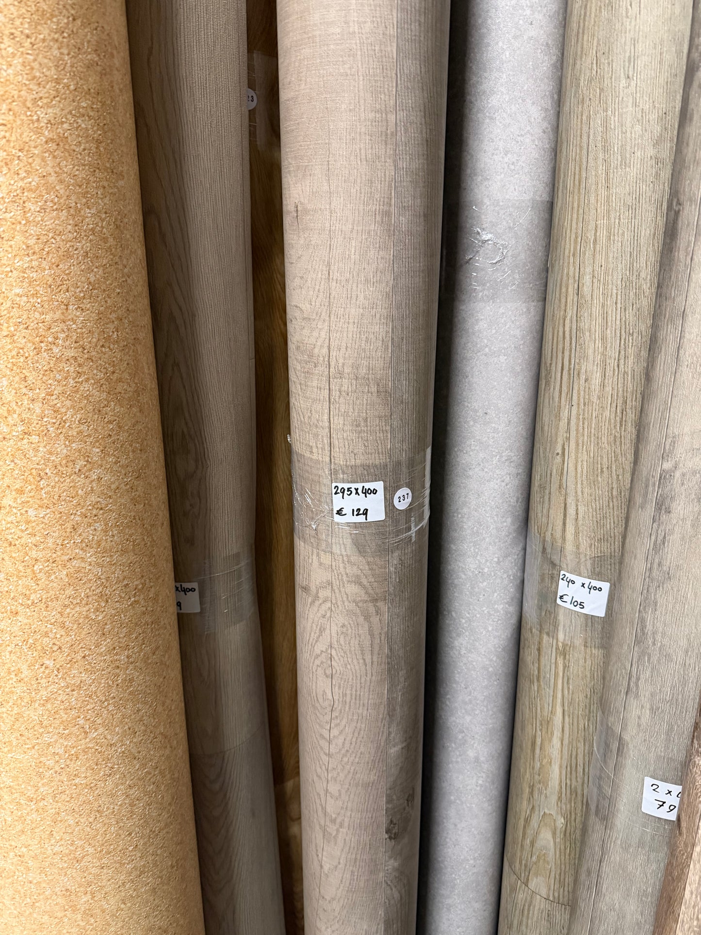 Grijsbruin Eiken Vinyl Restpartij | 2,95x4,00mtr