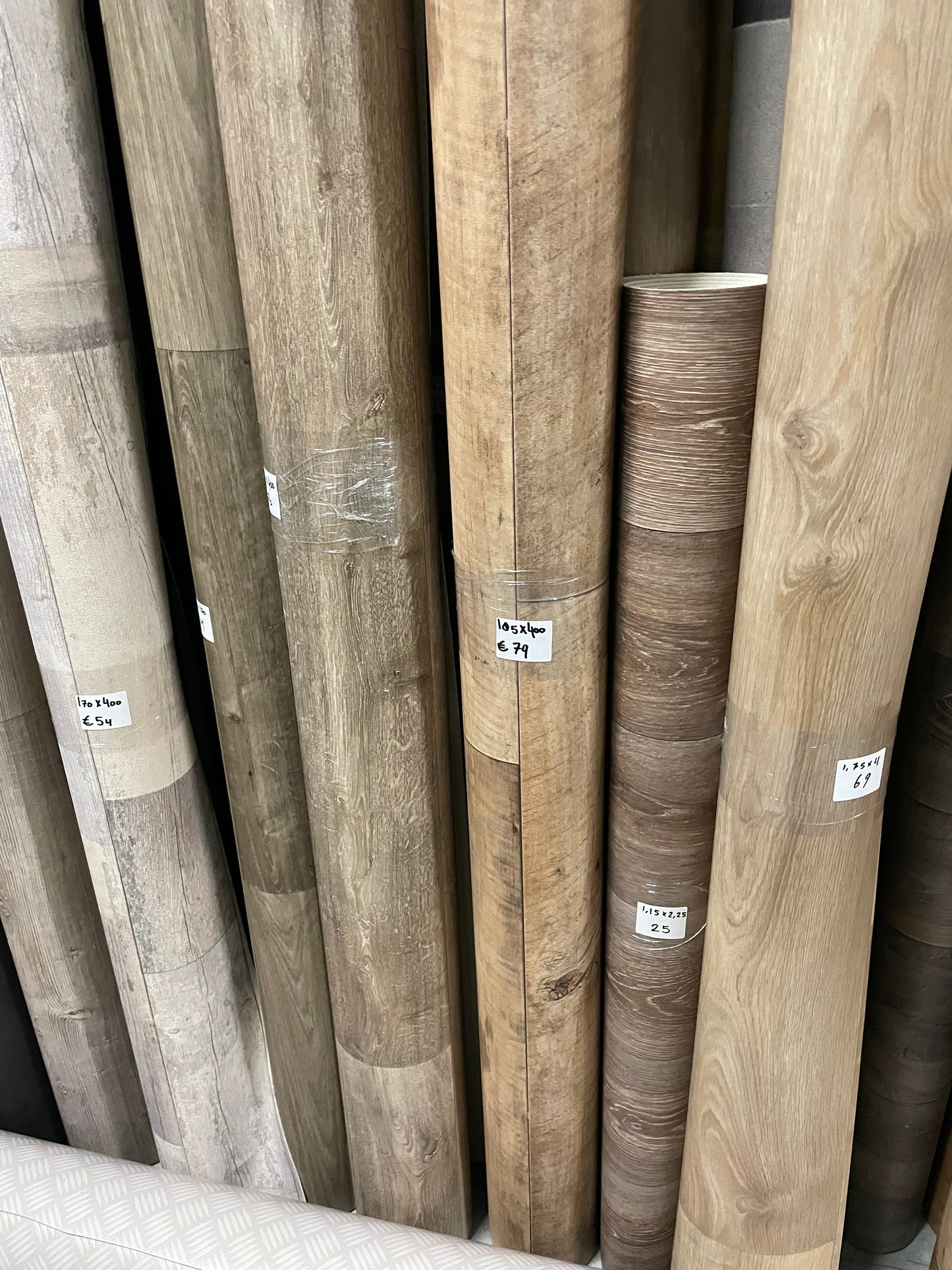 Licht Landelijk Eiken Vinyl Restpartij | 1,85x4,00mtr
