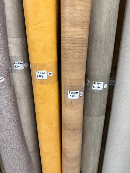 Landelijk Eiken Vinyl Restpartij | 2,00x2,35mtr