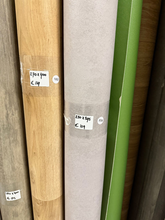 Licht Beton Vinyl Restpartij | 2,30x3,95mtr