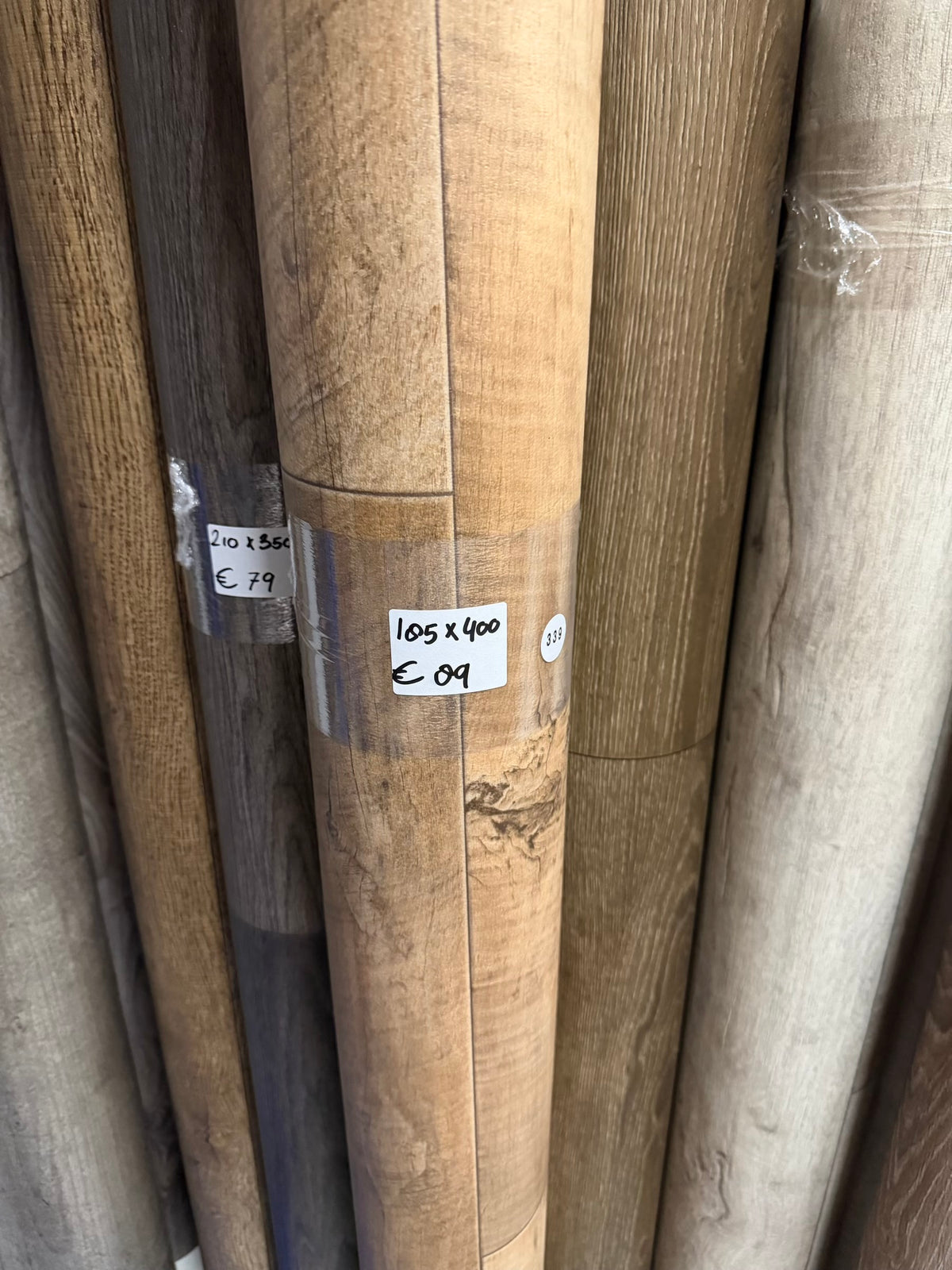 Licht Boer Eiken Vinyl Restpartij | 1,85x4,00mtr (7,4m2)