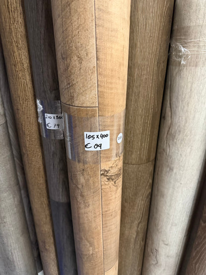 Licht Boer Eiken Vinyl Restpartij | 1,85x4,00mtr (7,4m2)