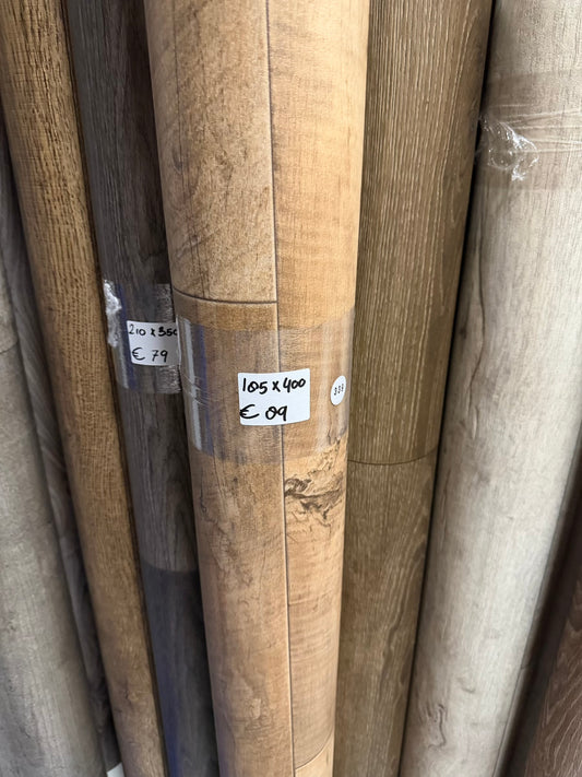 Licht Boer Eiken Vinyl Restpartij | 1,85x4,00mtr (7,4m2)