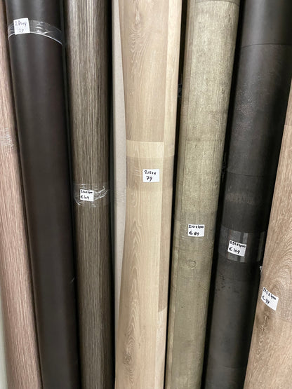 Licht Eiken Vinyl Restpartij | 2,15x4,00mtr
