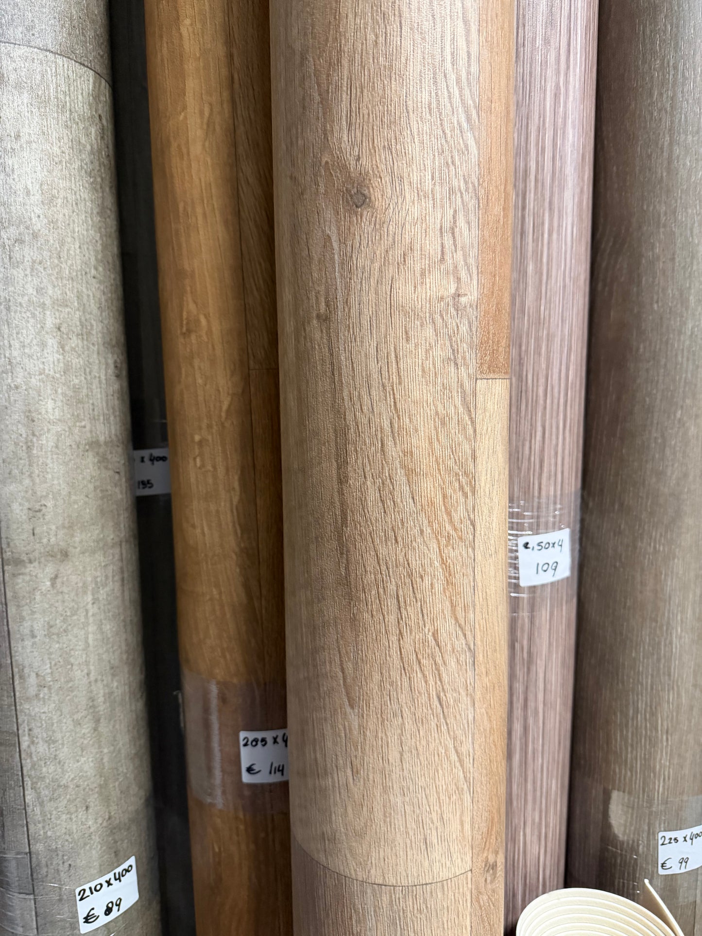 Licht Naturel Eiken Vinyl Restpartij |
1,80x4,00mtr