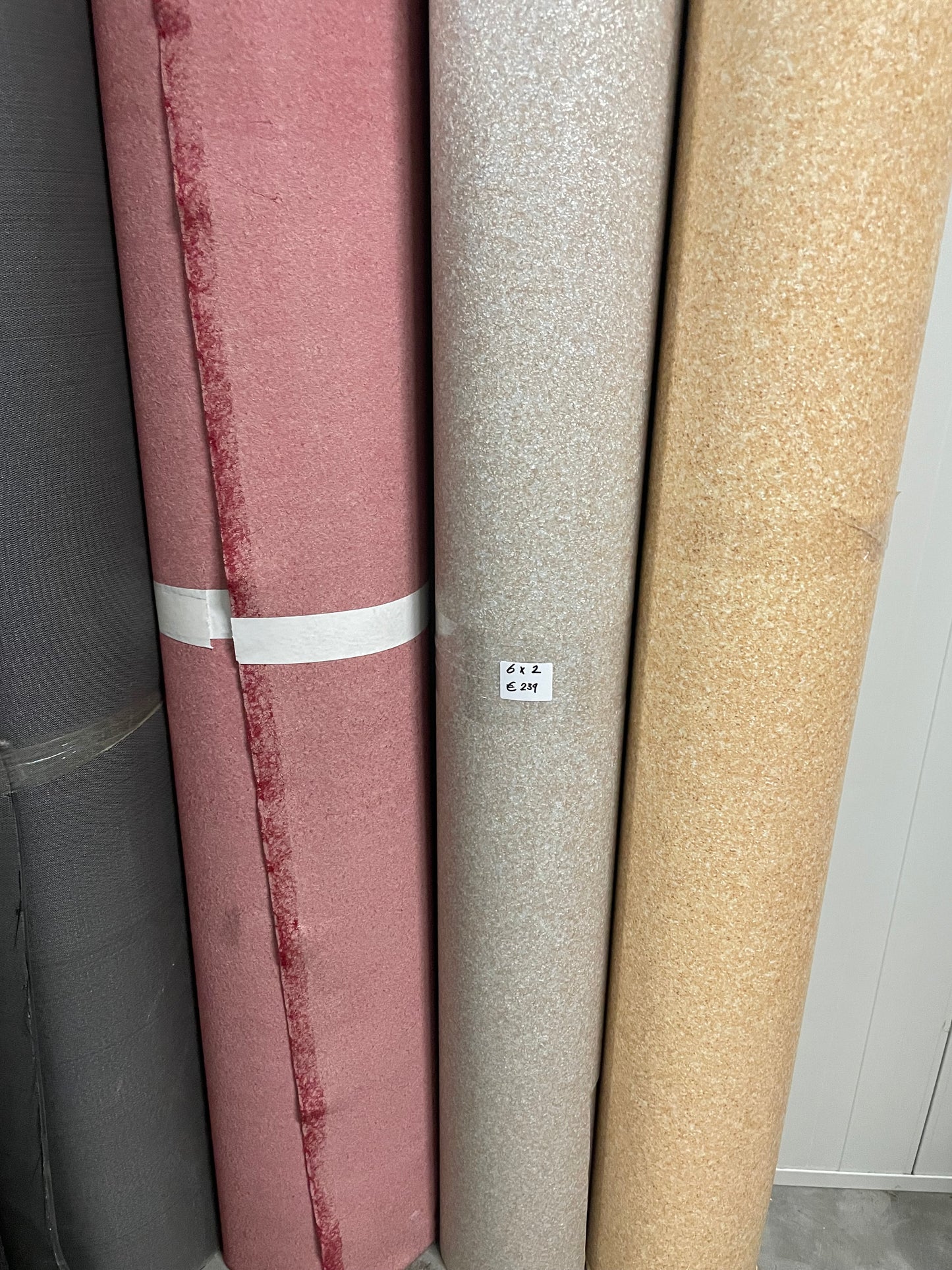 Beige Extra Hard Project Vinyl Restpartij | 6,00x2,00mtr