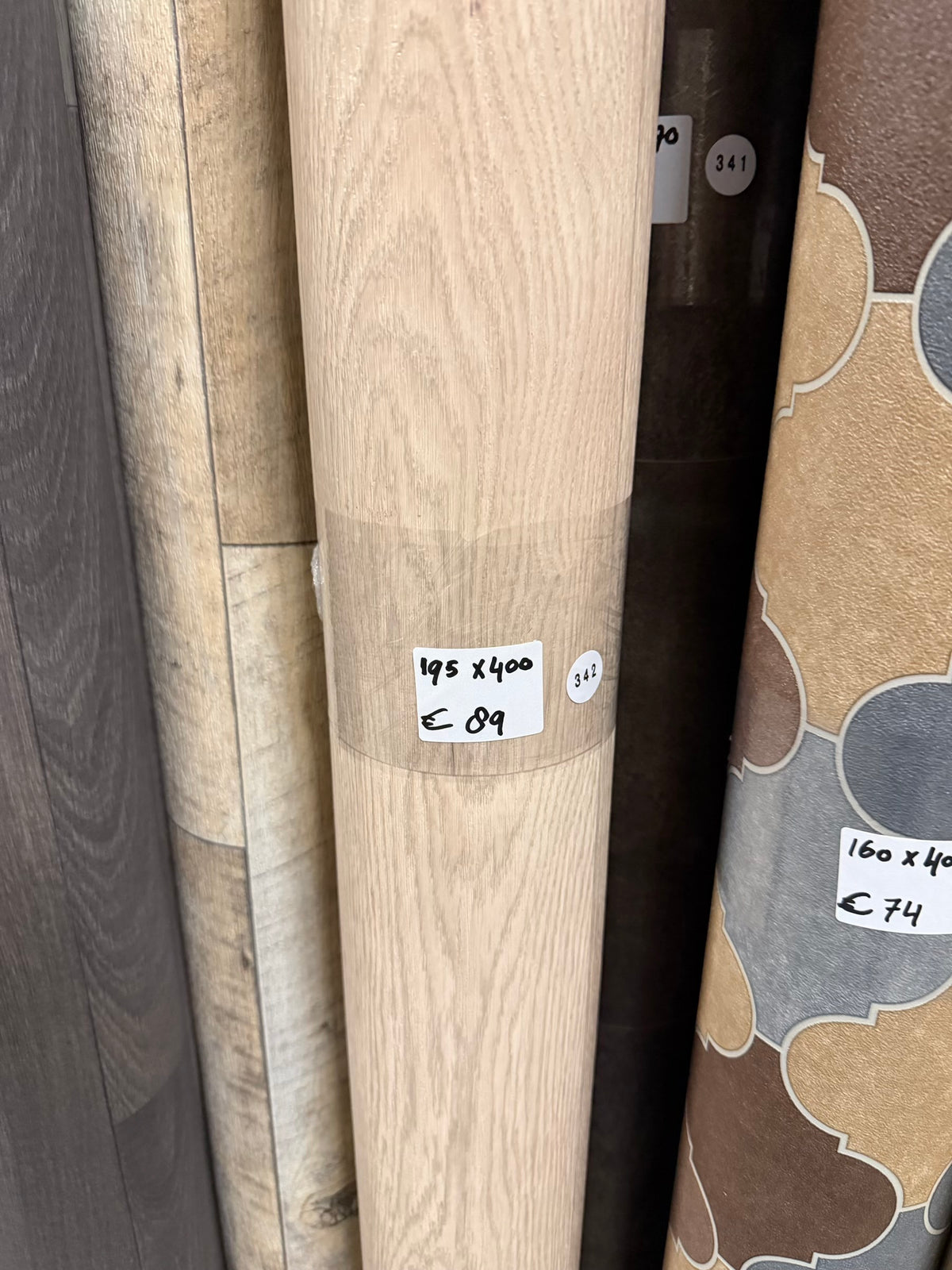 Licht Beige Eiken Restpartij | 1,95x4,00mtr (7,8m2)