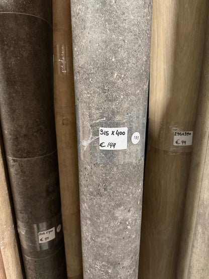 Grijs Gemêleerd Betonlook Vinyl Restpartij |
3,15x4,00mtr