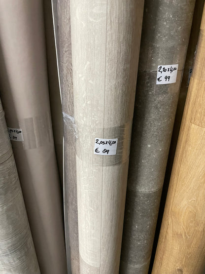 Wit Eiken Vinyl Restpartij | 2,05x4,00mtr