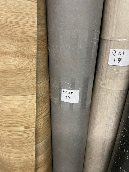 Egaal Grijs Betonlook Vinyl Restpartij | 1,70x2,00mtr - Vinylrestpartij.nl 