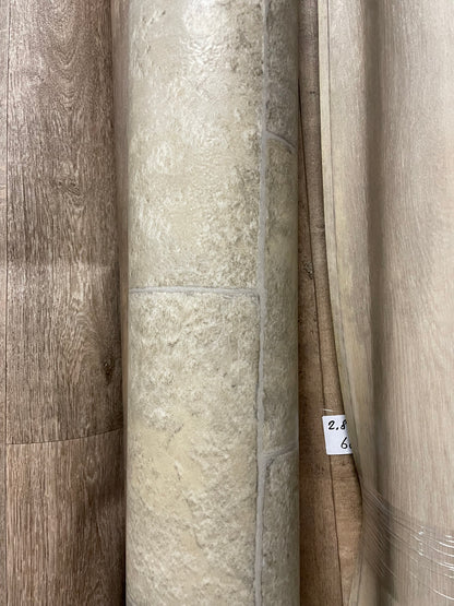 Tegellook Vinyl Greige Restpartij | 2,30x4,00mtr