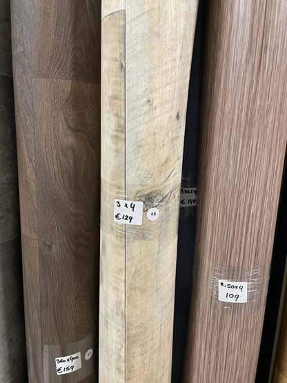 Licht Rustiek Eiken Vinyl Restpartij | 3,00x4,00mtr