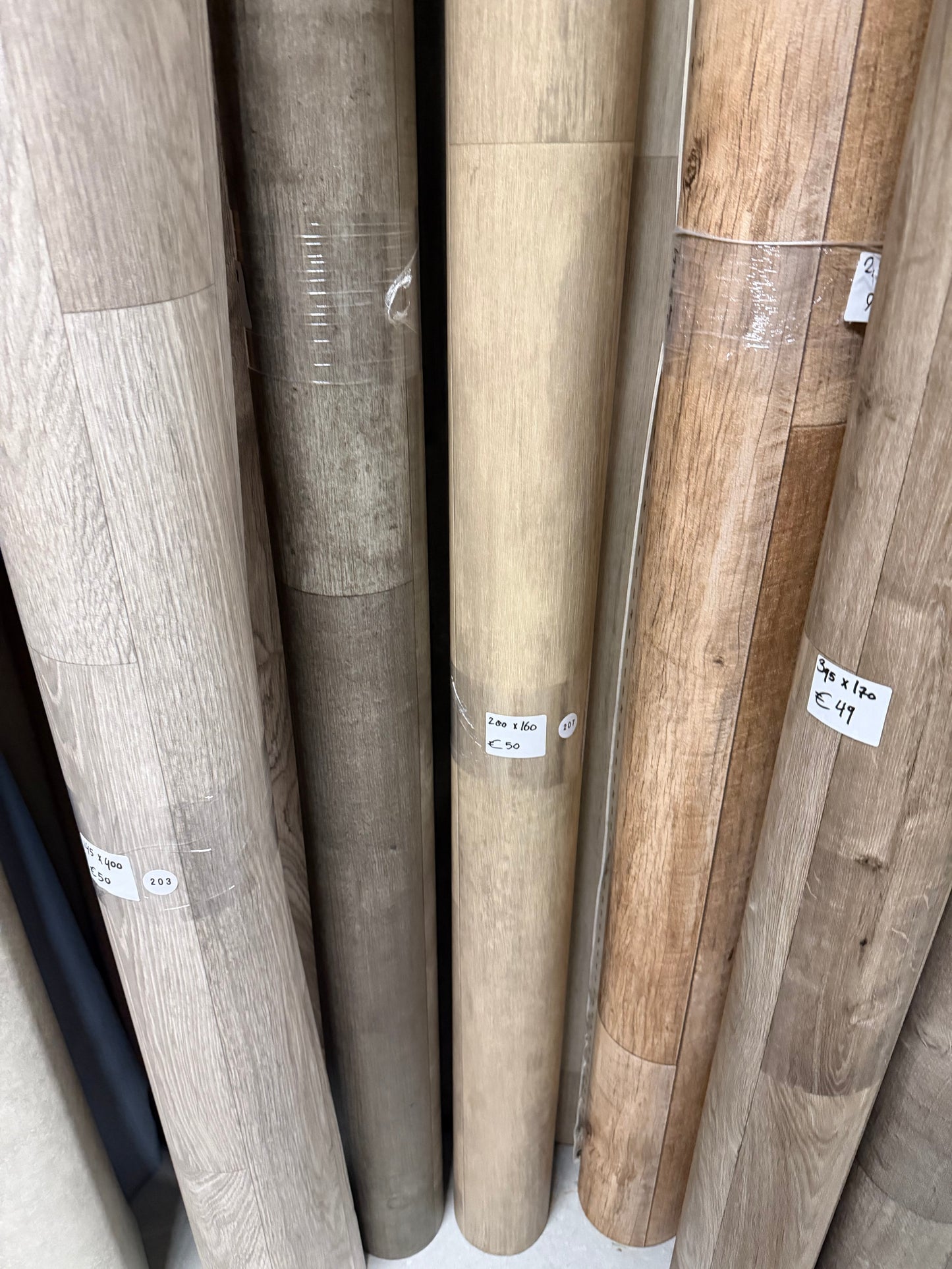 Beige Eiken WC/Toilet Vinyl Restpartij |
1,60x2,00mtr