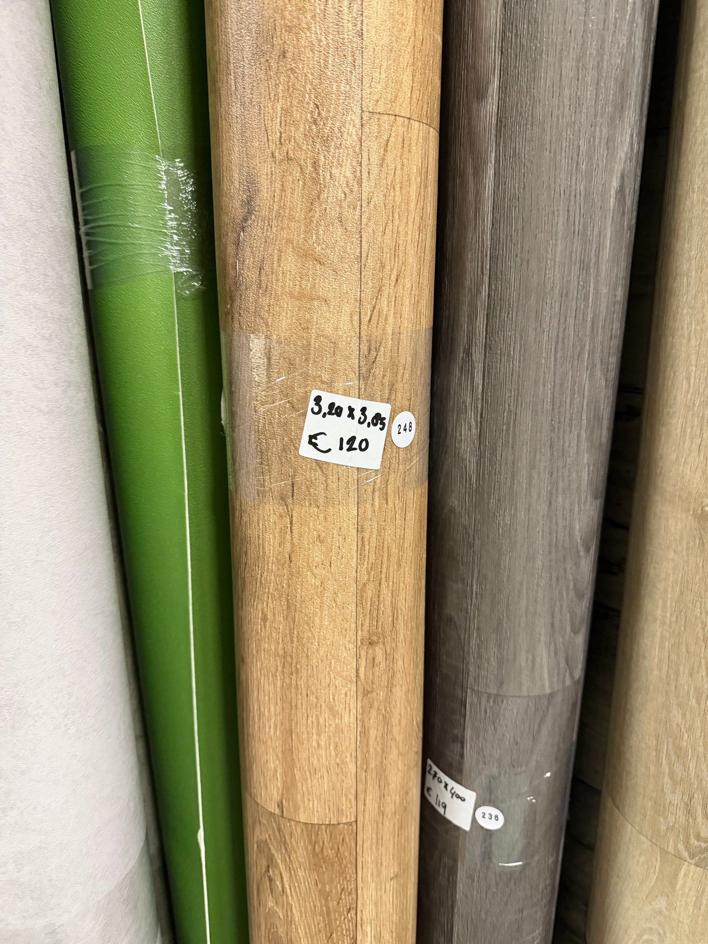 Rustiek Naturel Eiken Vinyl Restpartij | 3,20x3,85mtr
