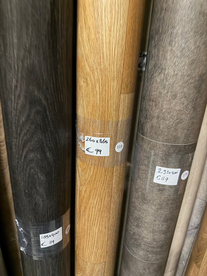 Klassiek Warm Eik Vinyl Restpartij | 2,60x3,65mtr (9,5m2)