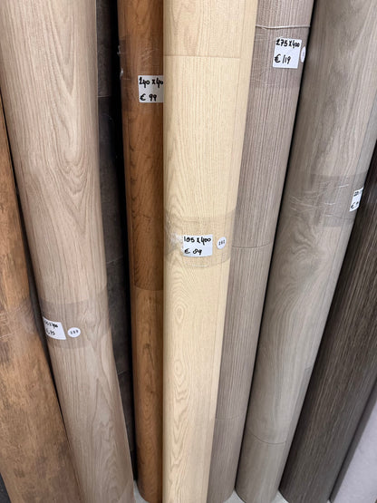 Licht Eiken Vinyl Restpartij | 1,85x4,00mtr (7,4m2)