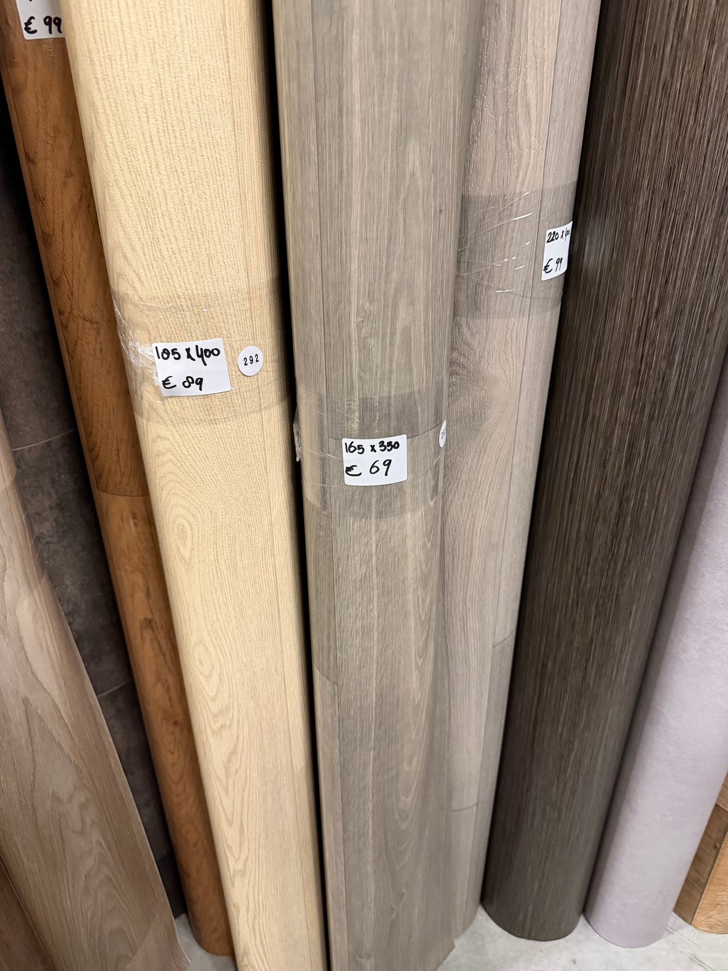 Greige Eiken Vinyl Restpartij | 1,65x3,50mtr (5,7m2)