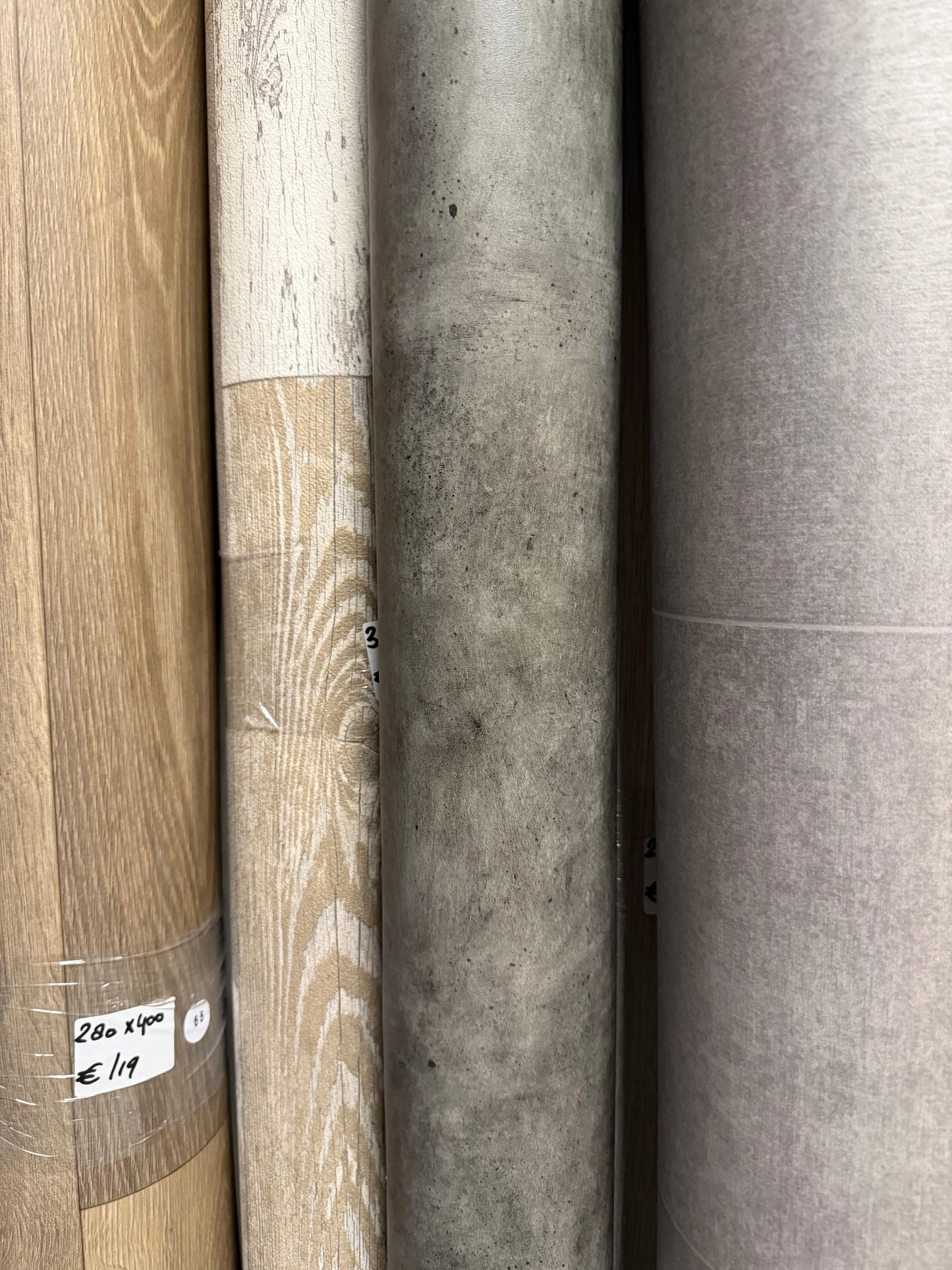 Donkergrijs Betonlook Vinyl Restpartij | 2,00x3,00mtr
