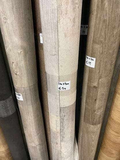 Steigerhout Look Vinyl Restpartij | 1,70x4,00mtr
